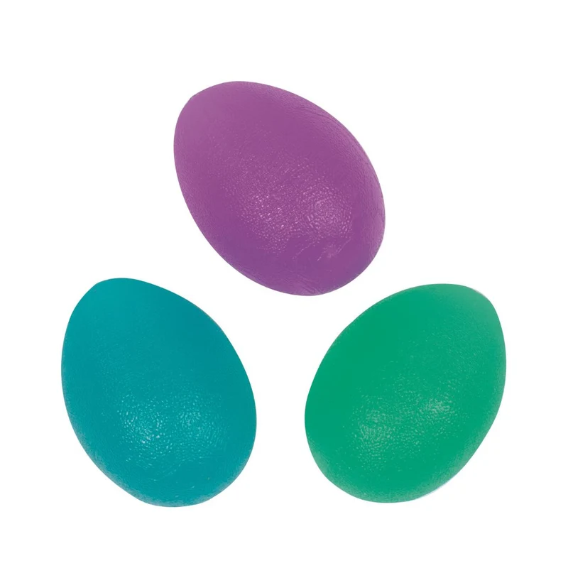 Stressbollar 3-pack, Äggformad