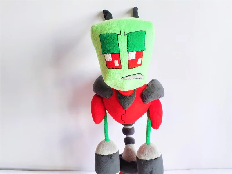Handmade custom Red and Purple plushies
